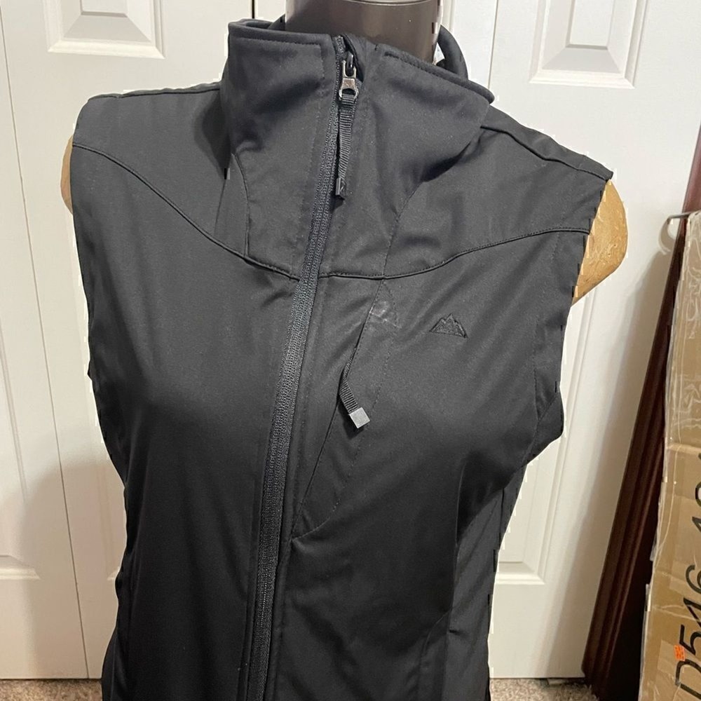 Snozu Womens Large Full Zip Black Vest